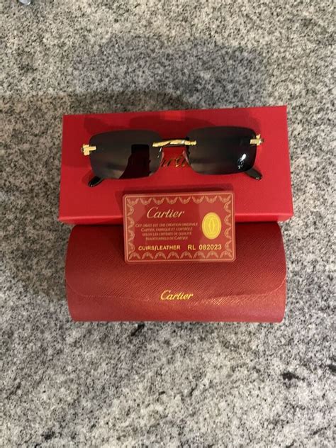 cartier sunglasses ebay|sunglasses cartier .